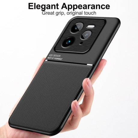 Противоударный чехол Tilt Strip Grain на Realme GT7 Pro - красный