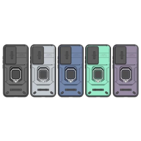 Протиударний чохол Sliding Camshield для OPPO Reno13 5G Global - сірий