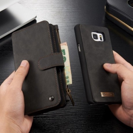 Шкіряний Чохол Гаманець CaseMe Wallet Black для Samsung Galaxy Note 5 / N920