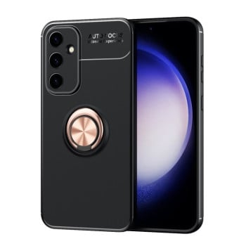 Ударозахисний чохол Metal Ring Holder Samsung Galaxy S23 FE - чорно-золотий