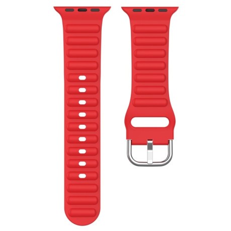 Ремешок Ocean Ripple для Apple Watch Series 8/7 45mm / 44mm/42mm - красный
