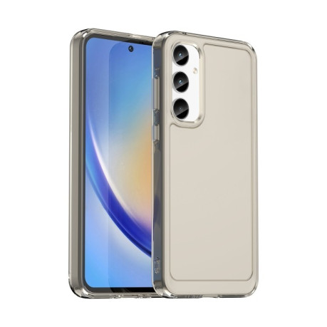 Протиударний чохол Candy Series для Samsung Galaxy A35 5G - прозоро-сірий
