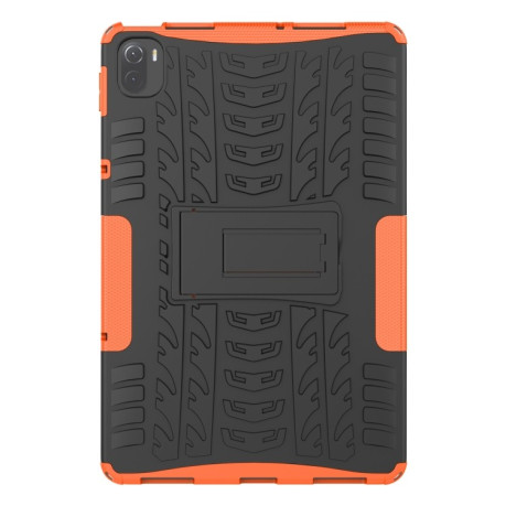 Противоударный чехол Tire Texture для Xiaomi Pad 5 / 5 Pro - оранжевый