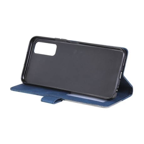 Чохол-книжка Skin Feel Splicing для Vivo Y72 5G / Y52 5G / iQOO Z3 - синій