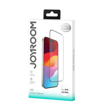 Защитное стекло JOYROOM Zero Sense Series для iPhone 16 Pro Max - черное