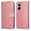 Чехол-книжка Classic Calf Texture на Infinix Smart 20 4G — розовое золото