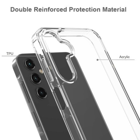 Акриловый противоударный чехол HMC для Samsung Galaxy A15 - прозрачный