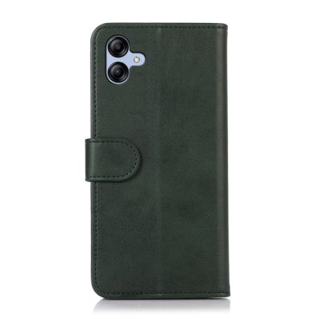 Чехол-книжка Cow Texture для Samsung Galaxy A05 - зеленый
