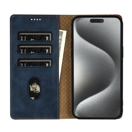 Чехол-книжка NBEKUS CSJ-P1 Solid Color Leather на iPhone 16e - синий