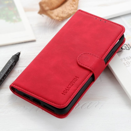 Чохол-книжка KHAZNEH Cowhide Texture на Vivo X80 Pro - червоний