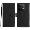 Чехол-книжка Stitching Embossed Leather для Xiaomi Redmi Note 14S/ 13 Pro 4G / POCO M6 Pro 4G   - черный