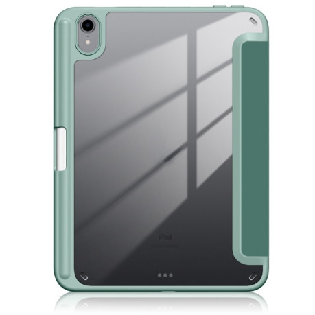 Чехол-книжка Transparent Acrylic для iPad mini 6 - зеленый