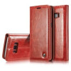 Кожаный чехол-книжка CaseMe 003 Series на Galaxy S8+ / G955 - красный