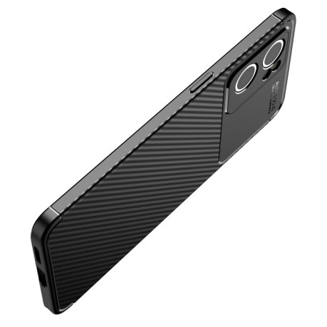 Ударозащитный чехол HMC Carbon Fiber Texture на OPPO Reno7 5G Global/ Find X5 Lite/OnePlus Nord CE2 5G - синий