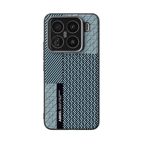 Ультратонкий чехол ABEEL 6D Micro Relief MagSafe Magnetic на Xiaomi 15 Pro - Carbon Fiber Blue