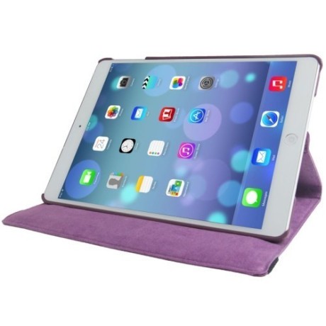 Чохол 360 Degree Litchi Texture Case фіолетовий для iPad Air