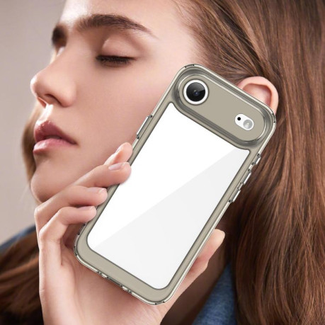 Противоударный чехол Colorful Acrylic Series для iPhone Air - серый