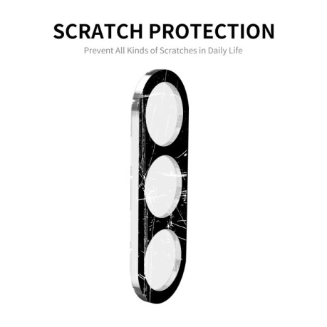 Защитное стекло на камеру ENKAY Hat-Prince 9H для For Samsung Galaxy S23 FE - черное