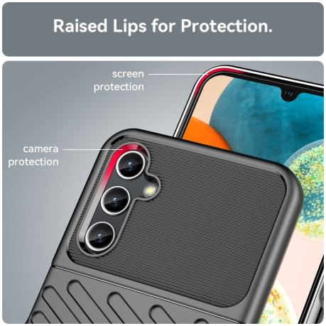 Противоударный чехол Thunderbolt на Samsung Galaxy A14 5G - черный