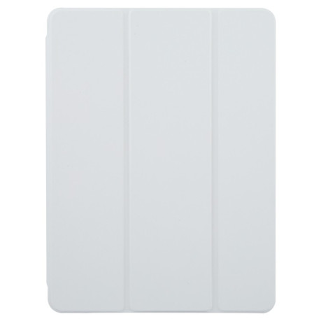 Чехол-книжка GEBEI Acrylic TPU 3-folding Rotating Smart Tablet Leather для iPad Pro 13 2024 - серый