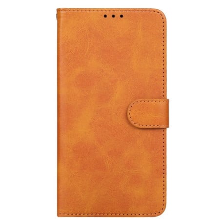 Чохол-книжка EsCase Leather для OPPO Reno12 F/12 FS 5G - коричневий