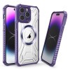 Противоударный чехол Double-sided Non-slip with Magsafe Magnetic для iPhone 15 Pro - фиолетовый