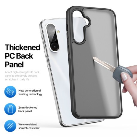 Чохол DUX DUCIS Yind Series TPU Hybrid PC для Samsung Galaxy A36 5G / A56 5G - чорний
