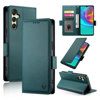 Чохол-книжка Side Buckle Magnetic Frosted Leather для Samsung Galaxy A16 5G - зелений