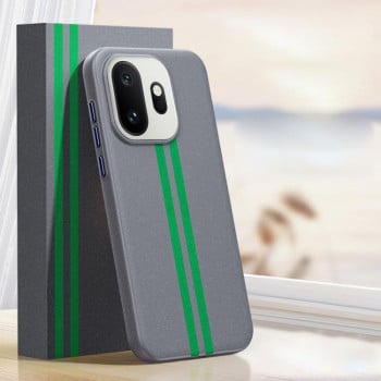 Контрастний магнітний чохол Boundless Rock Sand Starting Line Series для OnePlus 15T — сірий