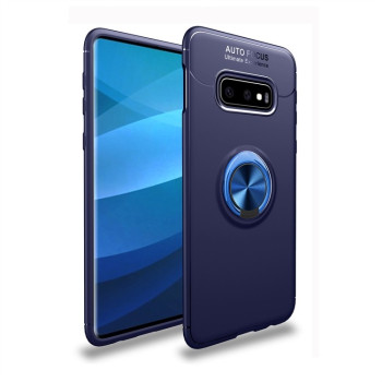 Противоударный чехол lenuo на Samsung Galaxy S10e - синий