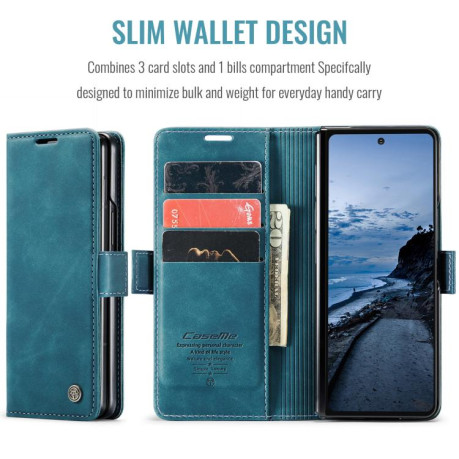 Чохол-книжка CaseMe-013 Multifunctional для Samsung Galaxy Fold 7 - синій