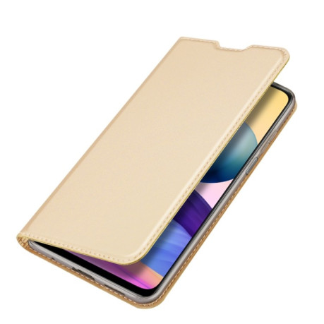 Чохол-книжка DUX DUCIS Skin Pro Series на Xiaomi Poco M3 Pro/Redmi Note 10 5G/10T/11 SE - золотий
