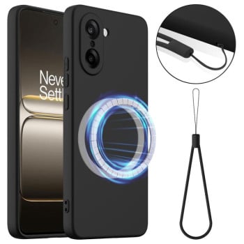 Силіконовий чохол Shockproof Silicone з Magsafe на OnePlus Nord CE5 - чорний