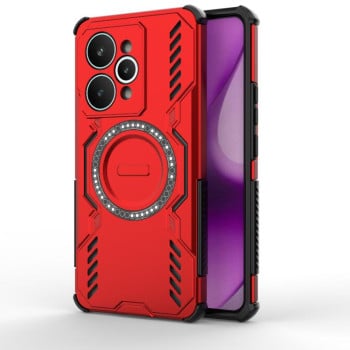 Противоударный чехол Armor Magnetic Ring на Realme 15 Pro 5G Global — красный