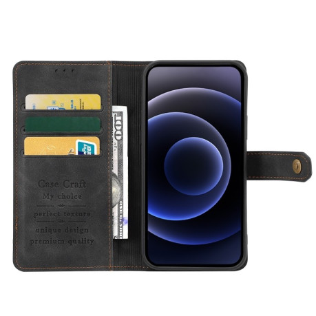Чехол-книжка Copper Buckle Craft для Samsung Galaxy S22 5G - черный