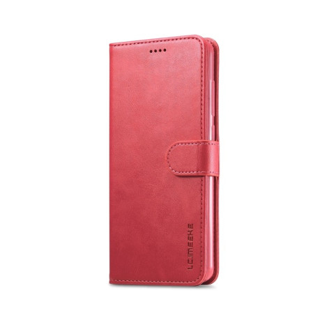 Чехол-книжка LC.IMEEKE на Xiaomi Redmi 10X / Note 9 - красный