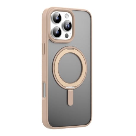 Протиударний чохол Mutural Armor Series MagSafe Magnetic Holder для iPhone 16 Pro - Desert Gold