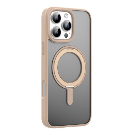Протиударний чохол Mutural Armor Series MagSafe Magnetic Holder для iPhone 16 Pro - Desert Gold