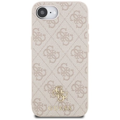 Оригинальный чехол Guess 4G Small 4G and Classic MagSafe iPhone 16e - Pink