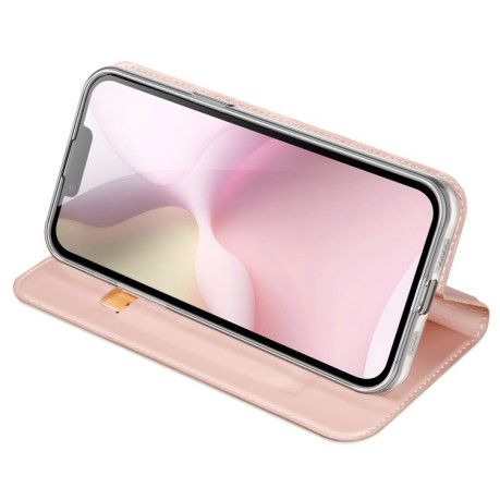 Чохол-книжка DUX DUCIS Skin Pro Series для iPhone 16e - рожеве золото