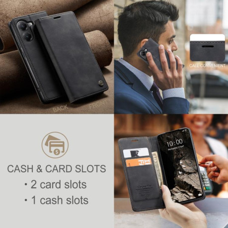 Чохол-книжка CaseMe-013 Multifunctional на Xiaomi Poco X7 Pro - чорний