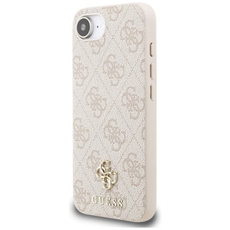 Оригинальный чехол Guess 4G Small 4G and Classic MagSafe iPhone 16e - Pink