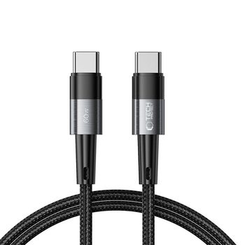 Оригинальный кабель USB-C / USB-C Tech-Protect UltraBoost PD 1 м 60 Вт на устройства USB-C — серый