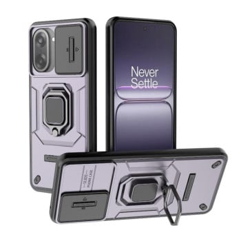 Протиударний чохол Sliding Camshield на OnePlus Ace 5 Racing / Nord CE5 - фіолетовий