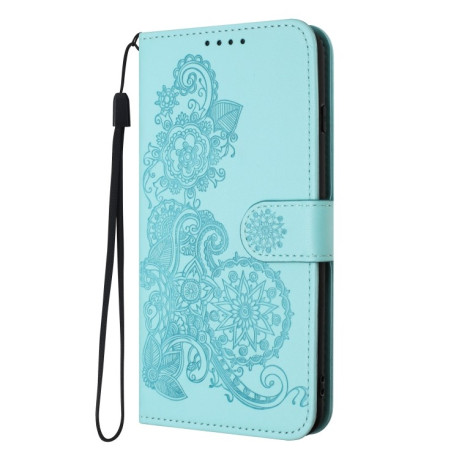 Чехол-книжка Totem Embossed Magnetic Leather на OnePlus 12 - blue