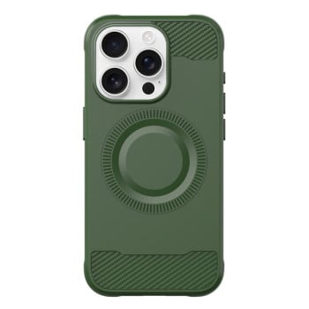 Противоударный чехол Skin Feel Frosted TPU для iPhone 16 Pro Max - зеленый
