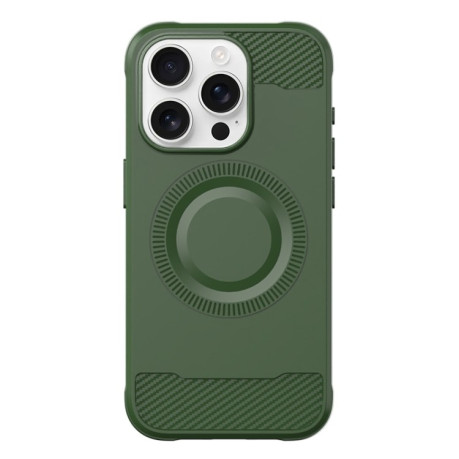 Противоударный чехол Skin Feel Frosted TPU для iPhone 16 Pro Max - зеленый