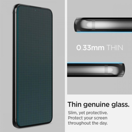Комплект захисного скла Spigen Glas.Tr &quot;EZ Fit&quot; для Samsung Galaxy S22 Plus