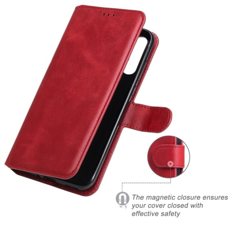 Чохол-книжка Classic Calf Texture для Samsung Galaxy M51 - червоний