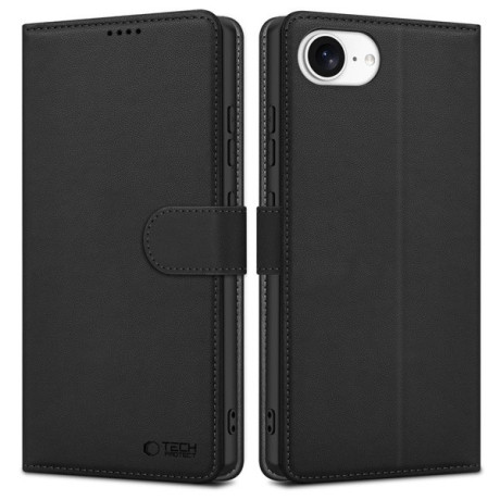 Чехол-книжка Tech-Protect Wallet для iPhone 16e - Matte Black